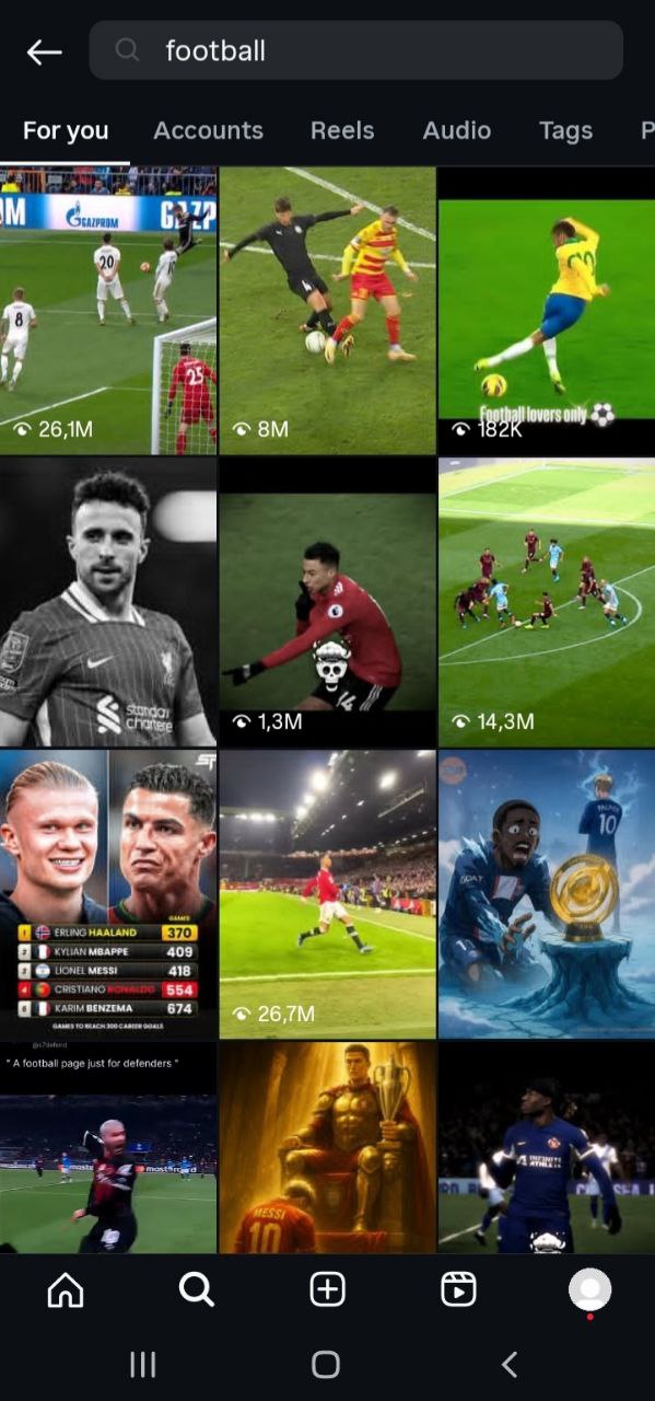 الگوریتم اکسپلور اینستاگرام