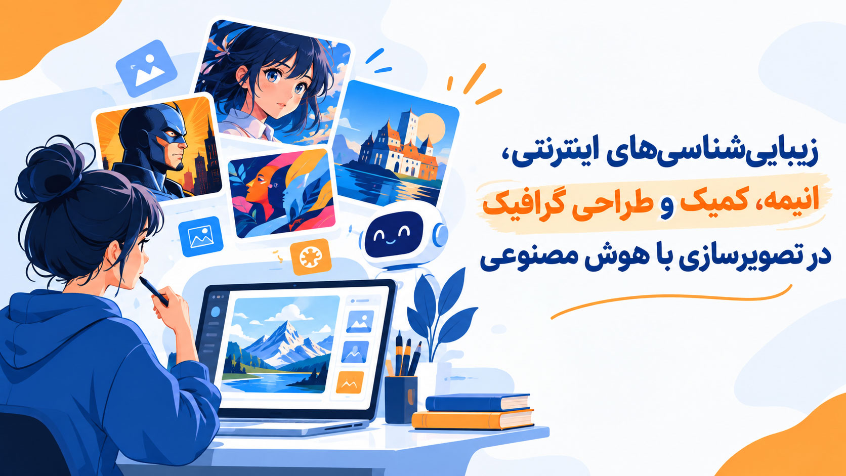 زیبایی‌شناسی‌های اینترنتی، انیمه، کمیک و طراحی گرافیک در تصویرسازی با هوش مصنوعی