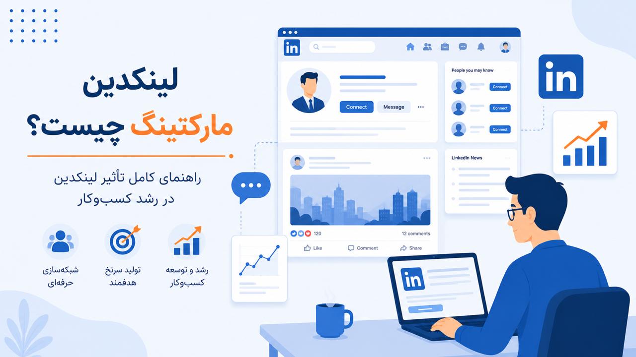 لینکدین مارکتینگ چیست؟ راهنمای کامل تأثیر لینکدین در رشد کسب‌وکار