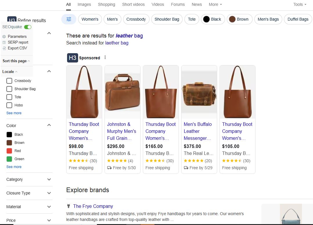 Merchant listings در سایت فروشگاهی