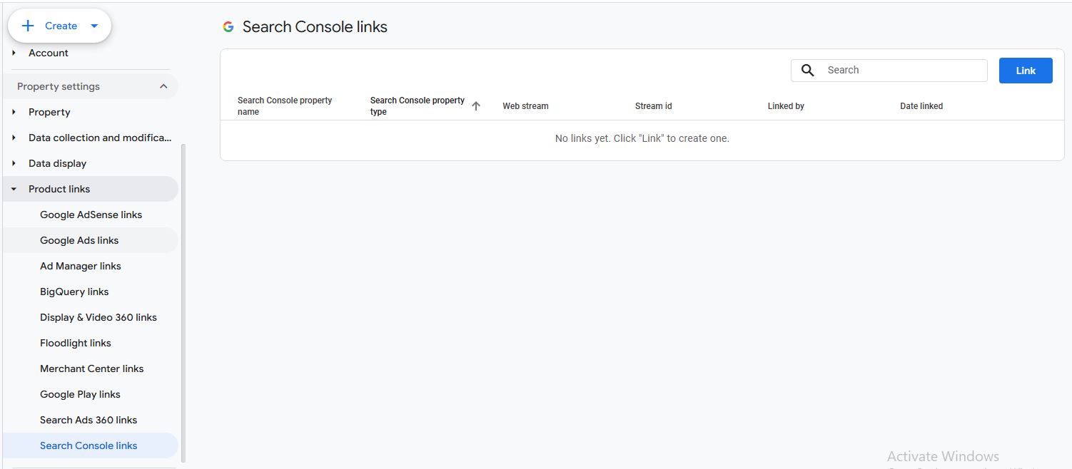 اتصال سایت به سرچ کنسول از طریق Google Analytics