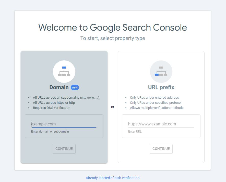 روش های اتصال سایت به سرچ کنسول