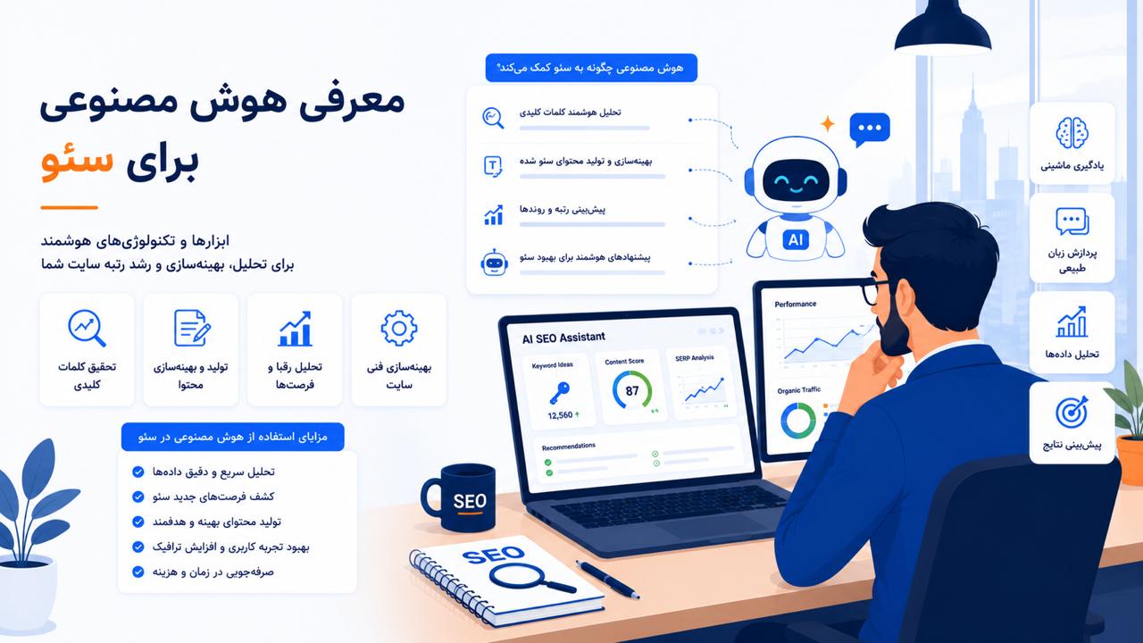 معرفی هوش مصنوعی برای سئو
