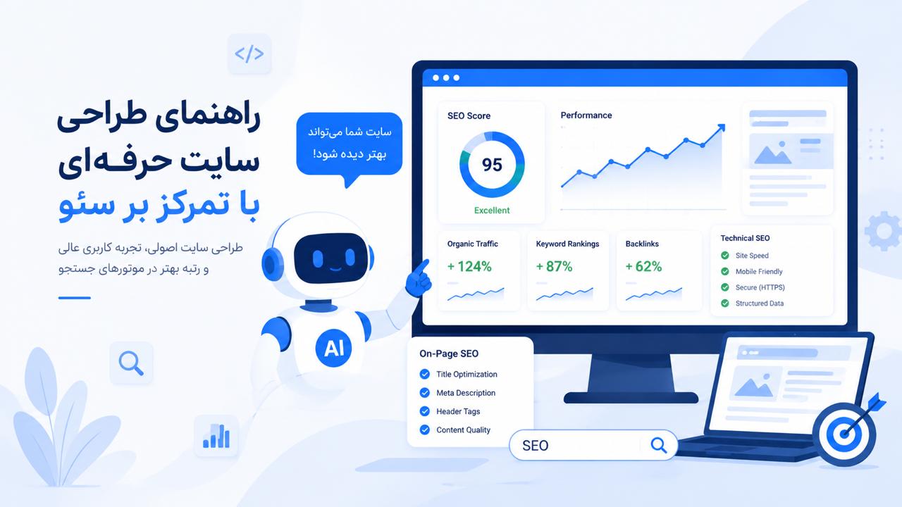 راهنمای طراحی سایت حرفه‌ای با تمرکز بر سئو