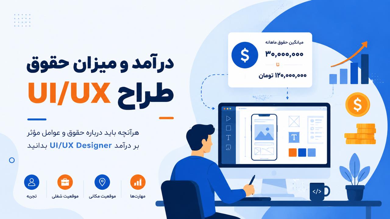 درآمد و میزان حقوق طراح UI/UX در سال ۲۰۲۶