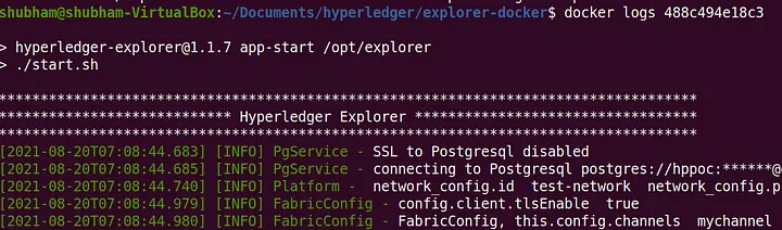 آموزش روش راه اندازی Hyperledger Explorer با استفاده از Docker
