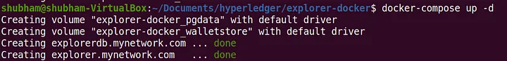 استقرار و راه اندازی Hyperledger Explorer با استفاده از Docker
