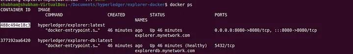 روش راه اندازی Hyperledger Explorer با استفاده از Docker